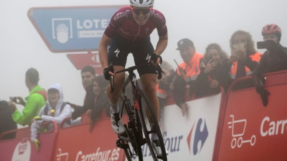 SD Worx team's Dutch rider Demi Vollering