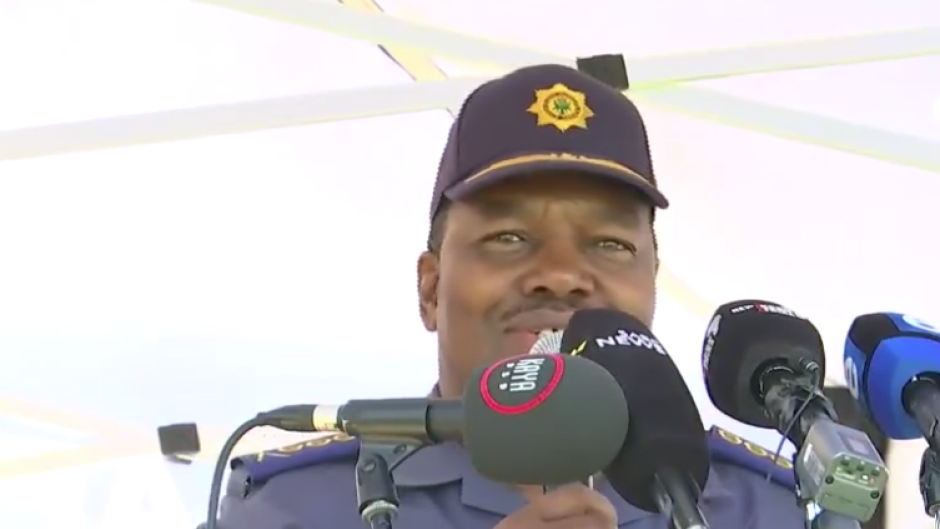Police commissioner Fannie Masemola