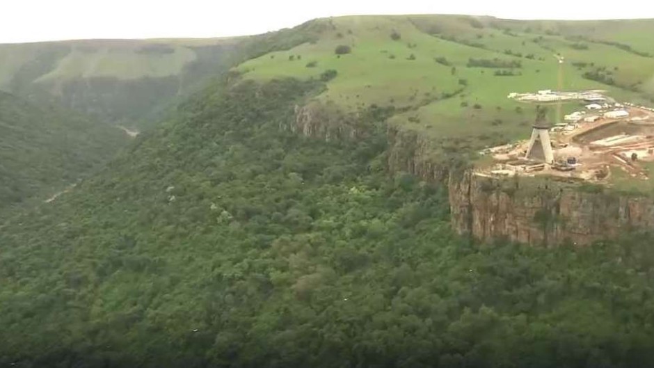 Msikaba Bridge construction project