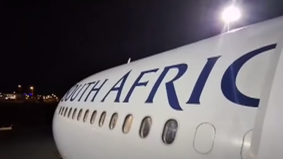 South African plane in Warsaw