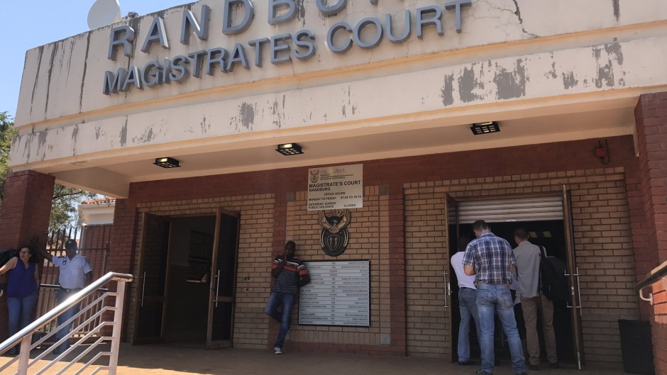 File: Randburg Magistrate’s Court  eNCA/Khayelihle Khumalo