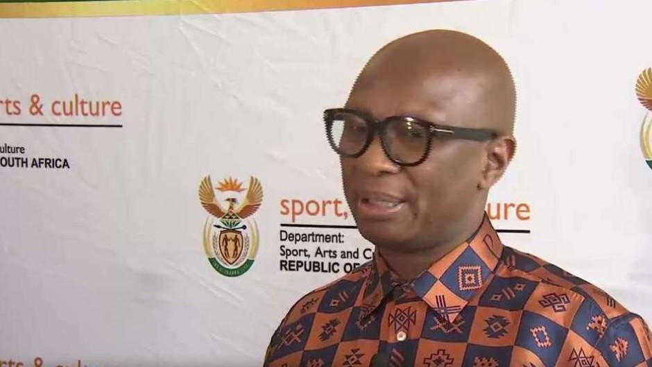 Minister of Sports, Arts and Culture Zizi Kodwa