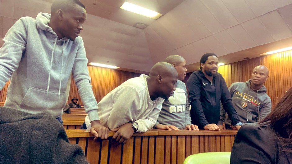 The accused in the Senzo Meyiwa murder trial. eNCA/Silindelo Masikane
