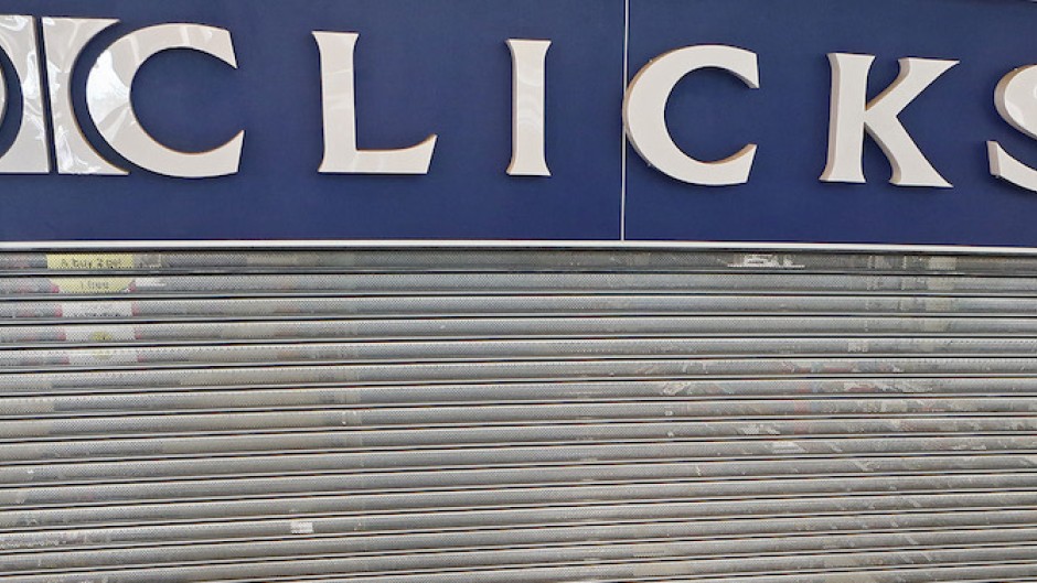 File: A Clicks outlet. AFP/Phill Magakoe