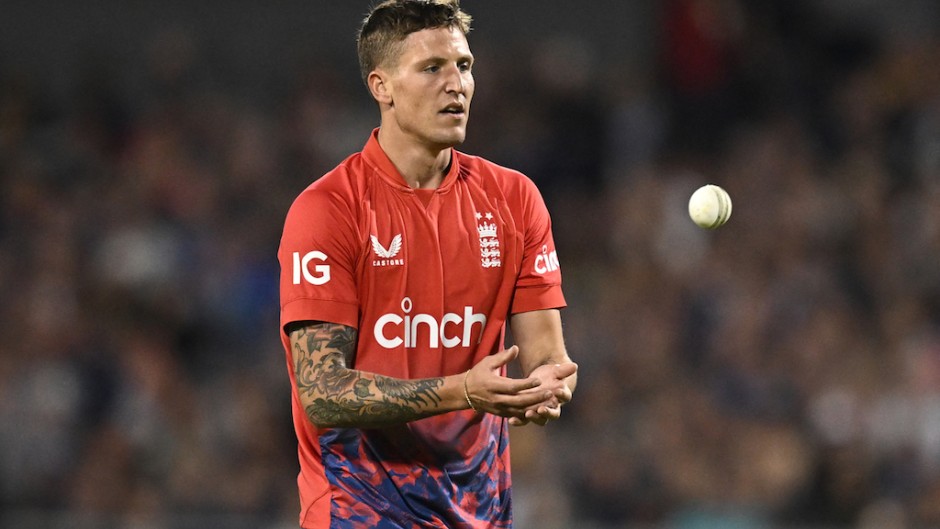 England's Brydon Carse prepares to bowl. AFP/Oli Scarff