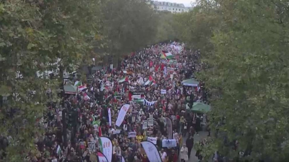 London Pro-Palestine protest