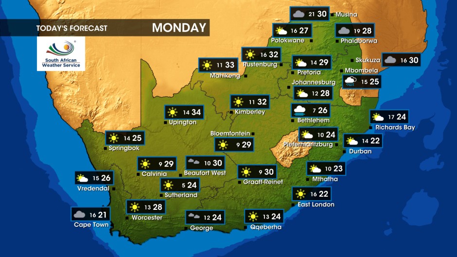 Weather Forecast 23 October 2023
