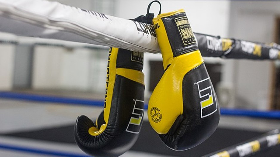 File: A pair of boxing gloves. Wikimedia Commons/Danielaarceo123