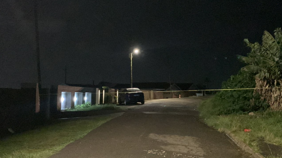 The crime scene in KwaMashu. eNCA/Dasen Thathiah