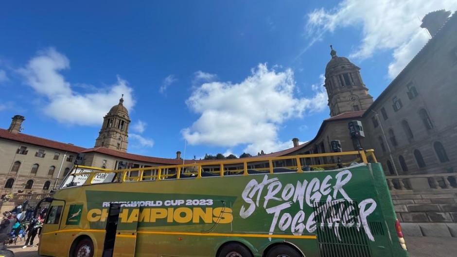 The Springboks kicked off their trophy tour on Thursday at the Union Buildings. eNCA