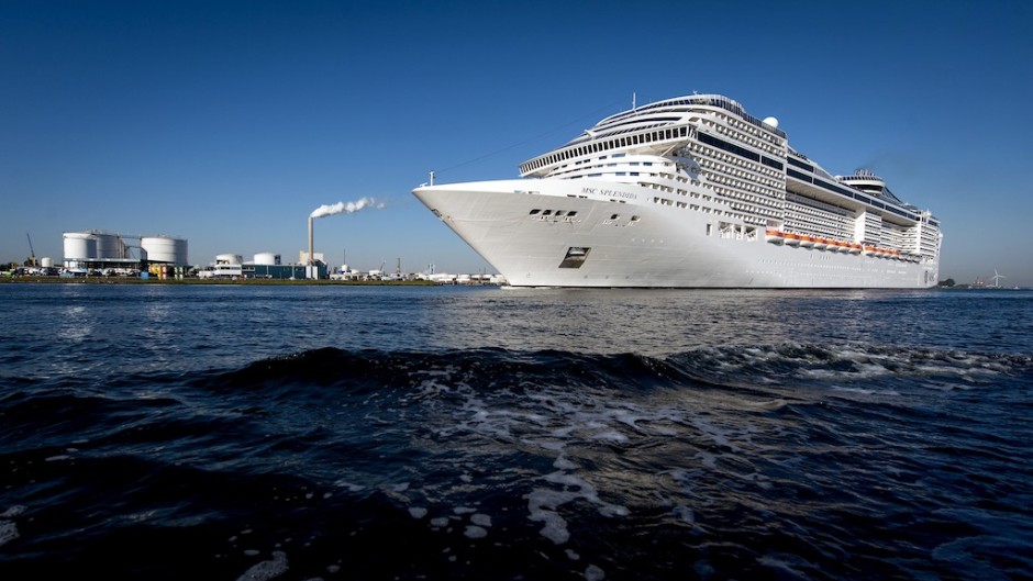 File: The MSC Splendida, owned by cruise line MSC Cruises. AFP/Koen van Weel/ANP
