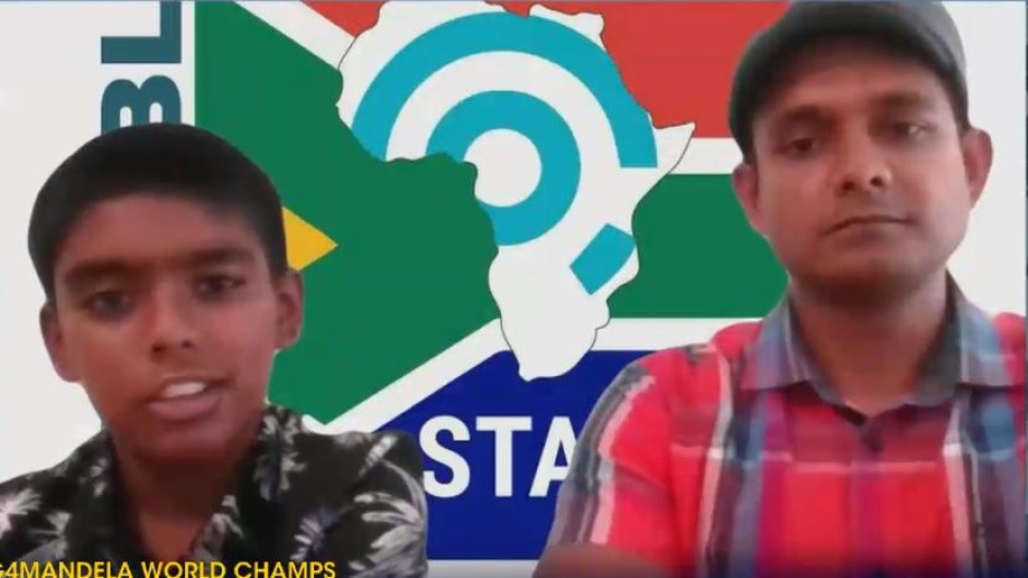 Sunford Primary School Teacher Mohamed Taariq Yusuf, and pupil Veer Hiramun