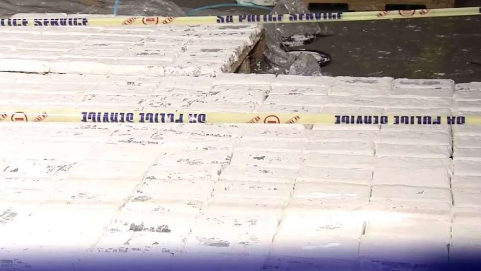Some of the cocaine that was seized.