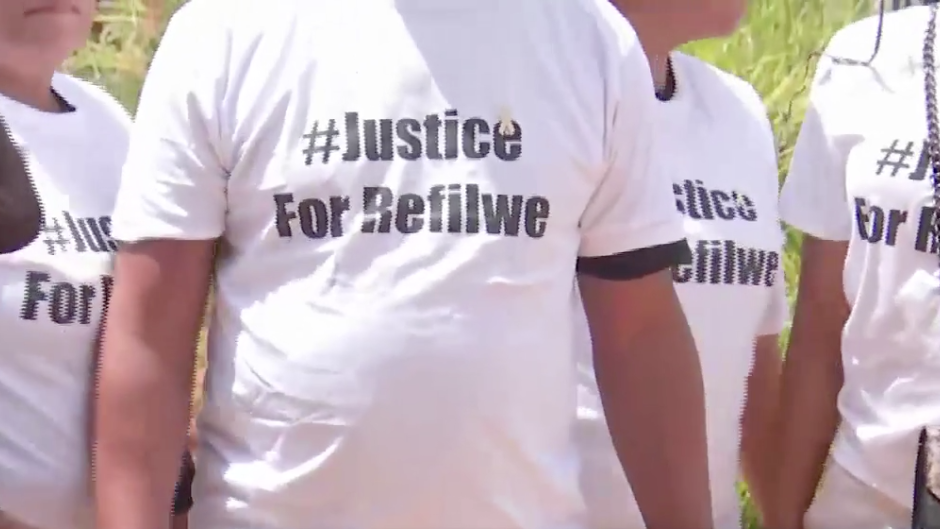 Justice For Refilwe shirts