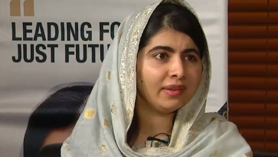 Pakistani activist, Malala Yousafzai