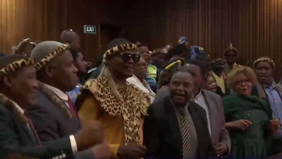 Prince Simakade supporters