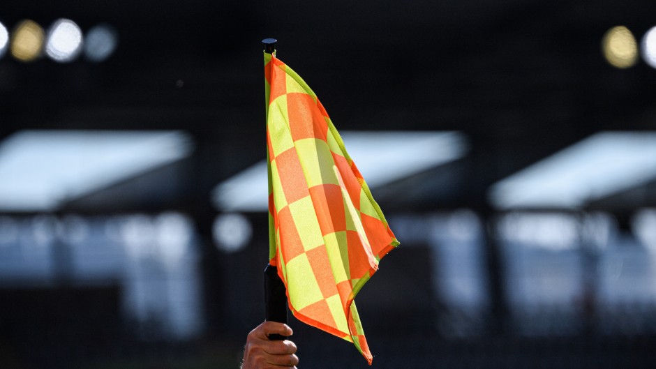 Offside flag.