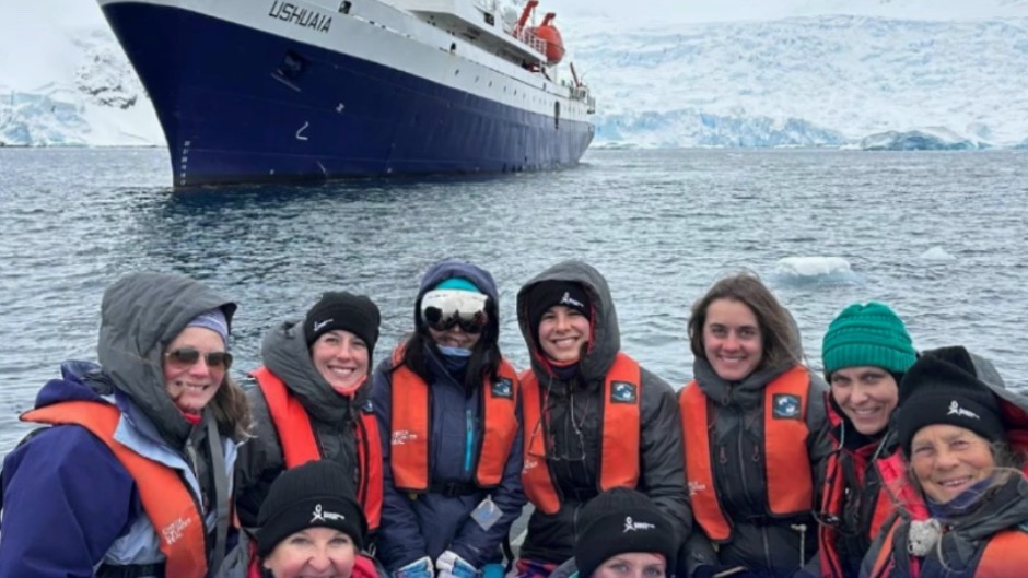 The largest all-women voyage ever to Antarctica has returned.