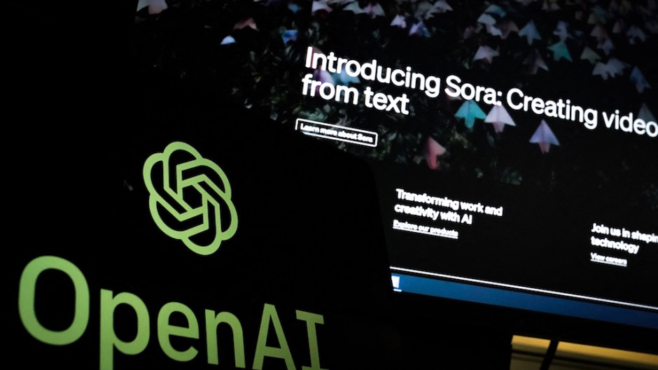 OpenAI released a new tool named "Sora". AFP/Drew Angerer 