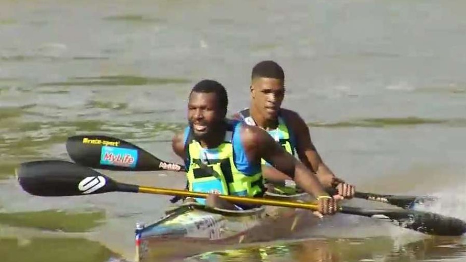Sibonelo Khwela and Msawenkosi Mtolo powered to a first place finish.