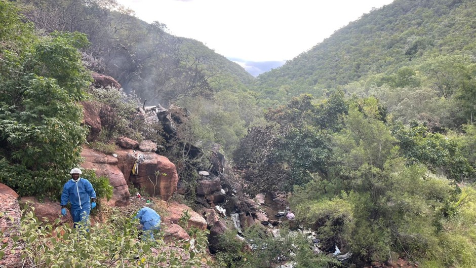 The scene of the bus crash near Mokopane in Limpopo. eNCA/Heidi Giokos