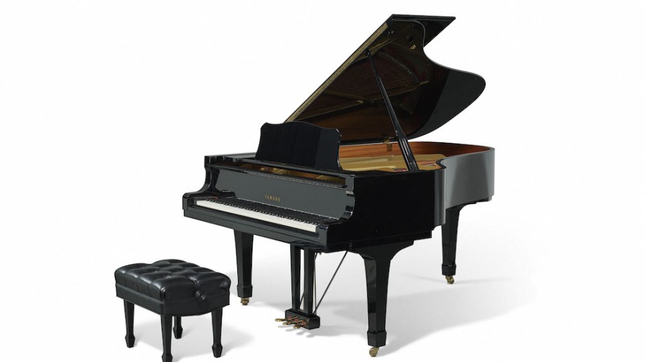 Elton John's grand piano. AFP/Christie's Auction House