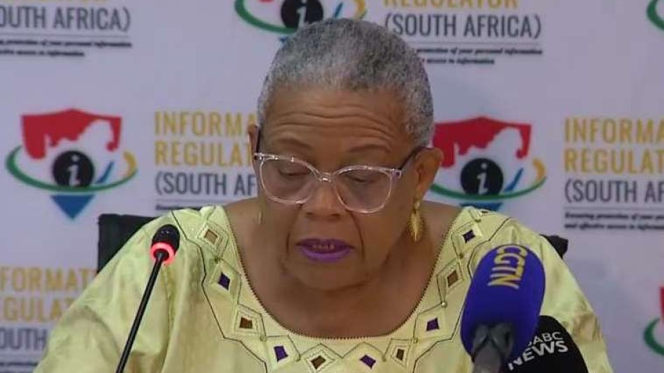 Information Regulator Pansy Tlakula