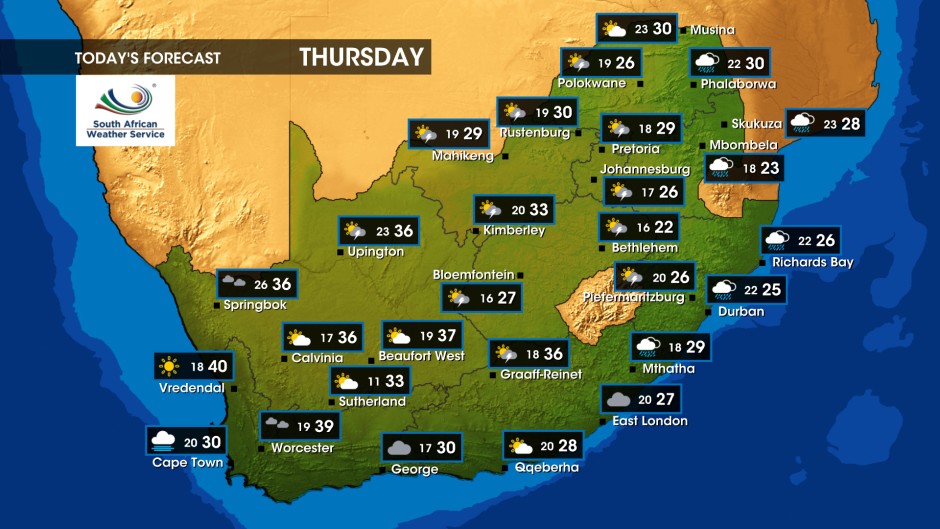 Weather forecast | Thursday, 21 March 2024
