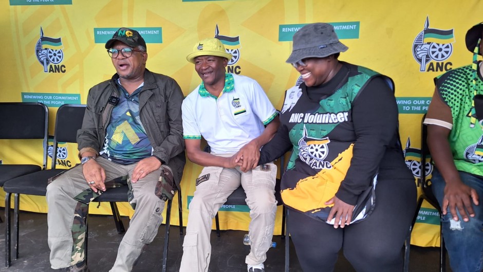 ANC Secretary-General Fikile Mbalula on the campaign trail in Ficksburg in the Free State. eNCA/Siphamandla Goge