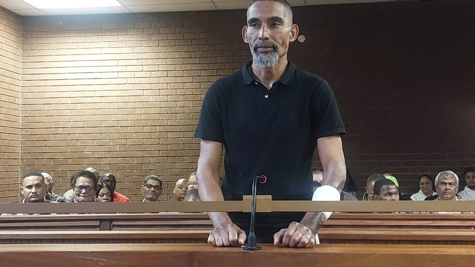 Mark Harvey in court. eNCA/Hloni Mtimkulu