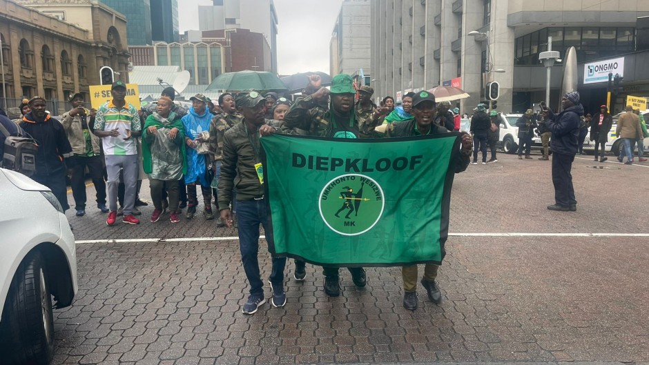 Umkhonto Wesizwe Party supporters