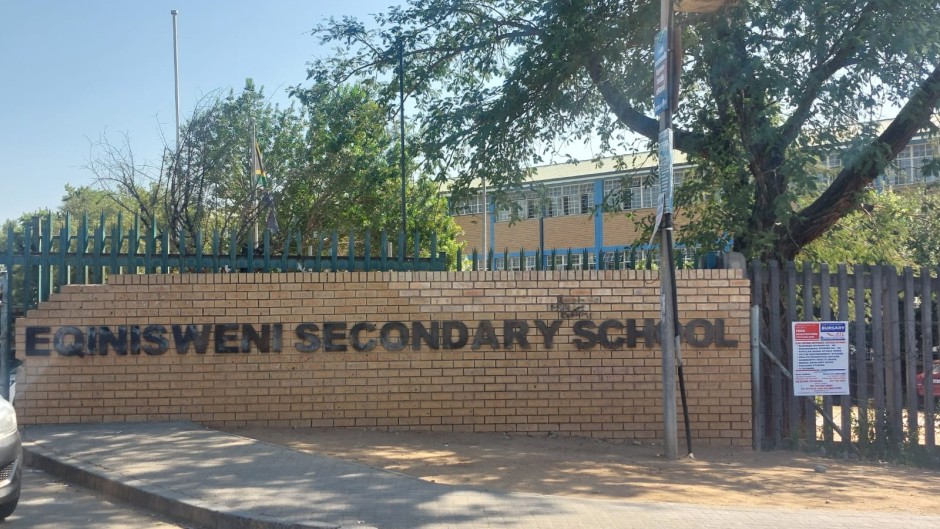 Eqinisweni Secondary School in Ivory Park. eNCA/Hloni Mtimkulu