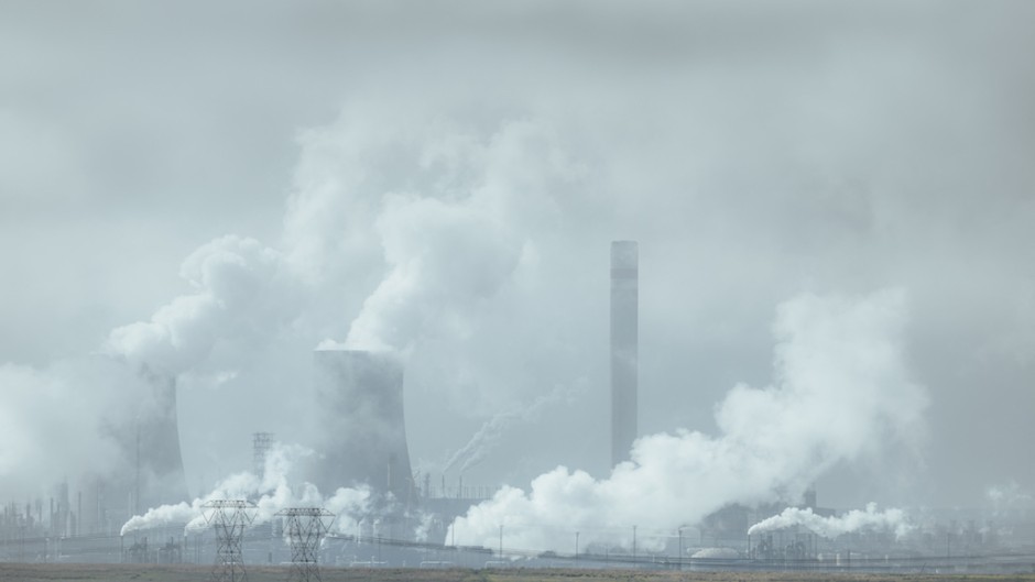 A general view in Secunda of Sasol Synfuels Operations. AFP/Marco Longari