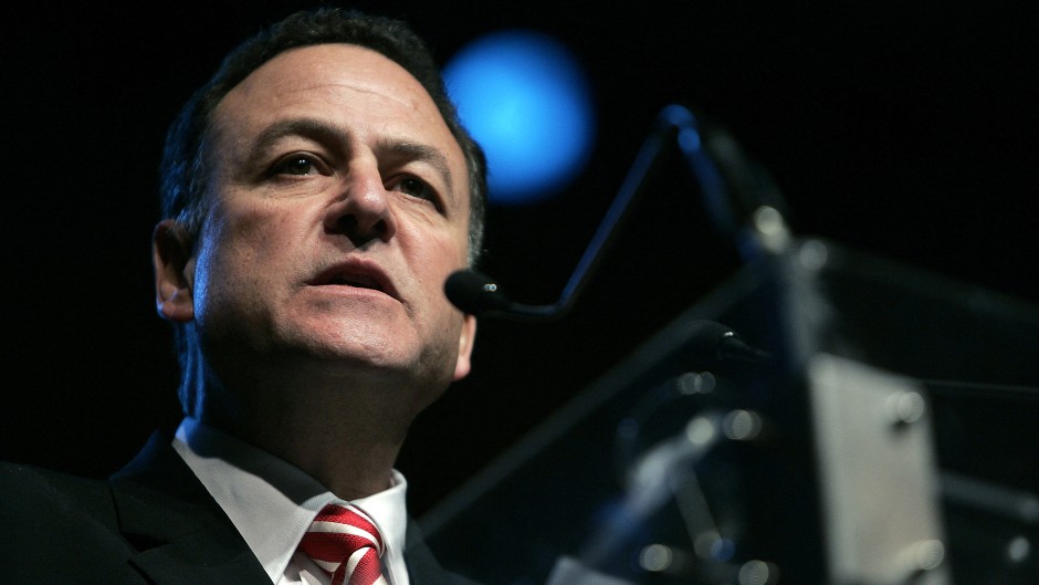 File: Tony Leon in 2007, during his Democratic Alliance (DA) farewell at the DA federal congress in Midrand on the outskirt of Johannesburg, South Africa. 