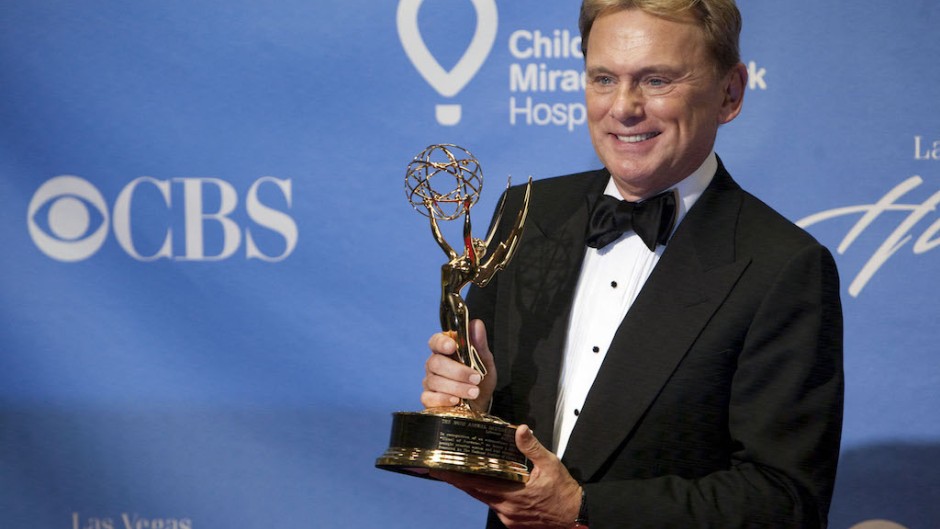 File: Pat Sajak poses backstage at the 38th Annual Daytime Emmy Awards show in Las Vegas. AFP/Adrian Sanchez-Gonzalez