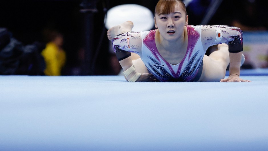 Japanese gymnast Shoko Miyata has been sent home from the Paris Olympics. AFP/Kenzo Tribouillard