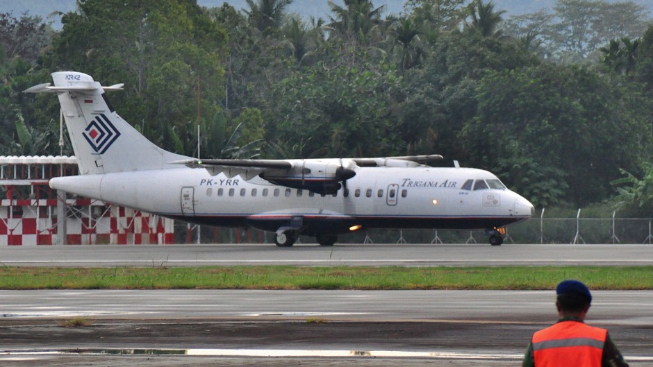 File: A Trigana Air ATR 42 aircraft. AFP/Indrayadi Thamrin