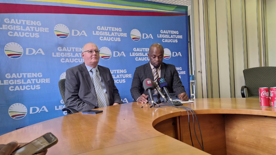 DA leadership in Gauteng