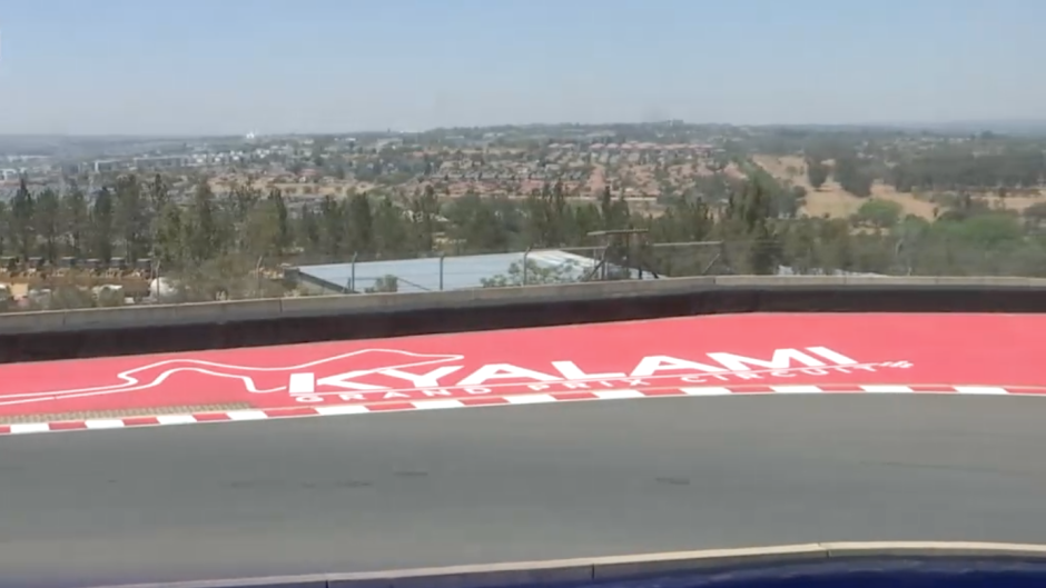 Kyalami race track in Johannesburg, South Africa. 