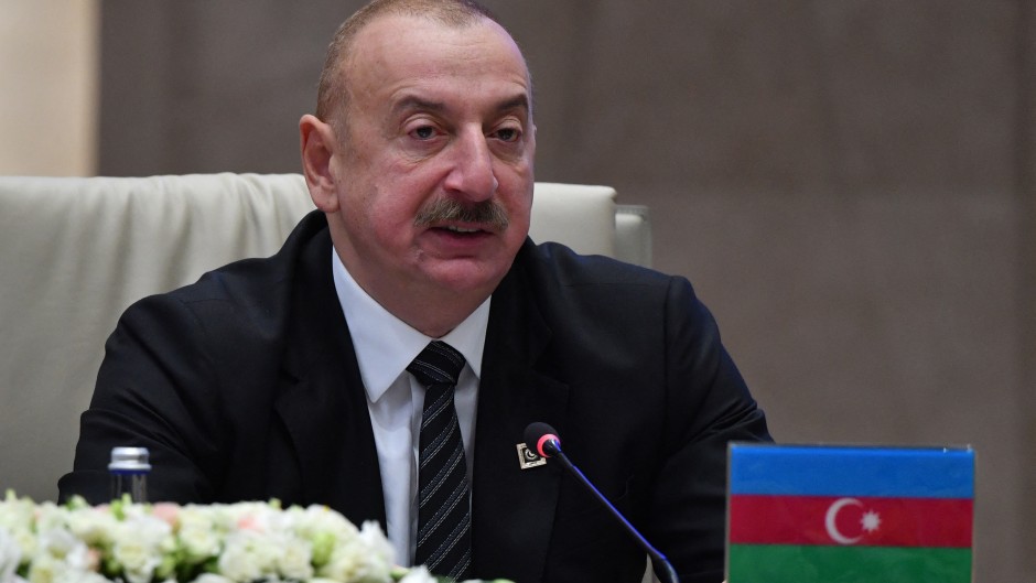 Azerbaijan's President Ilham Aliyev. AFP/Vyacheslav Oseledko