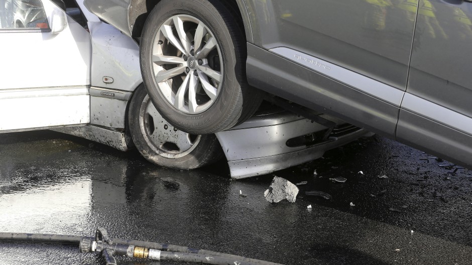 File: The scene of a traffic accident. Nicolas Maeterlinck/Belga via AFP