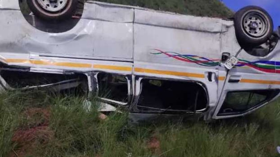 eight members of one family died after a taxi overturned and rolled down an embankment. Supplied