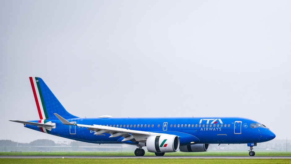 File: An ITA Airways plane. Venema Media/ANP via AFP