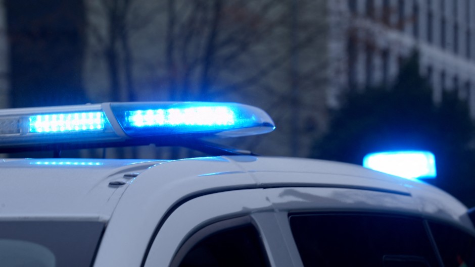 File: A blue light on a police vehicle. Marcus Brandt/dpa Picture-Alliance via AFP