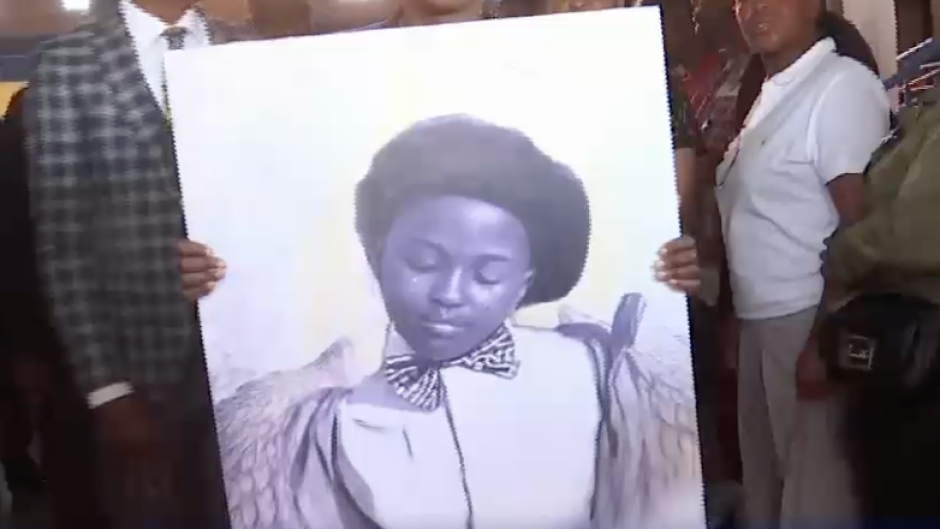 Amantle Samane's body was found in a shack near her home in Orlando in Soweto last year.