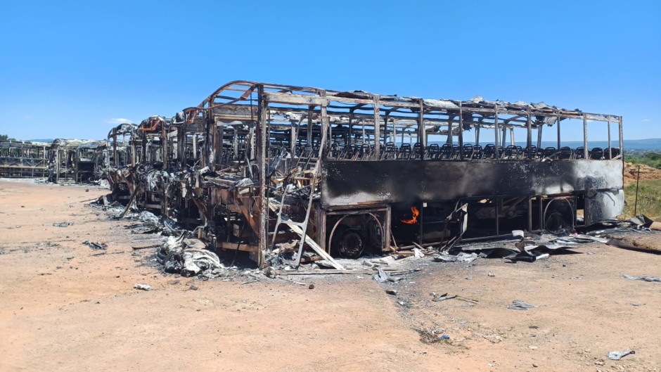 Putco buses torched