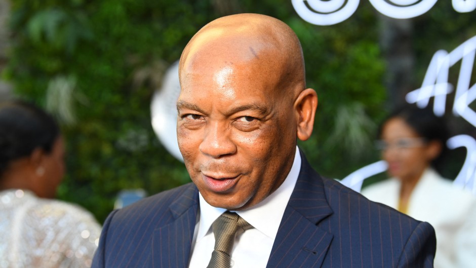 Minister of Electricity Kgosientso Ramokgopa looks on as he arrives at the Cape Town City Hall. AFP/Rodger Bosch