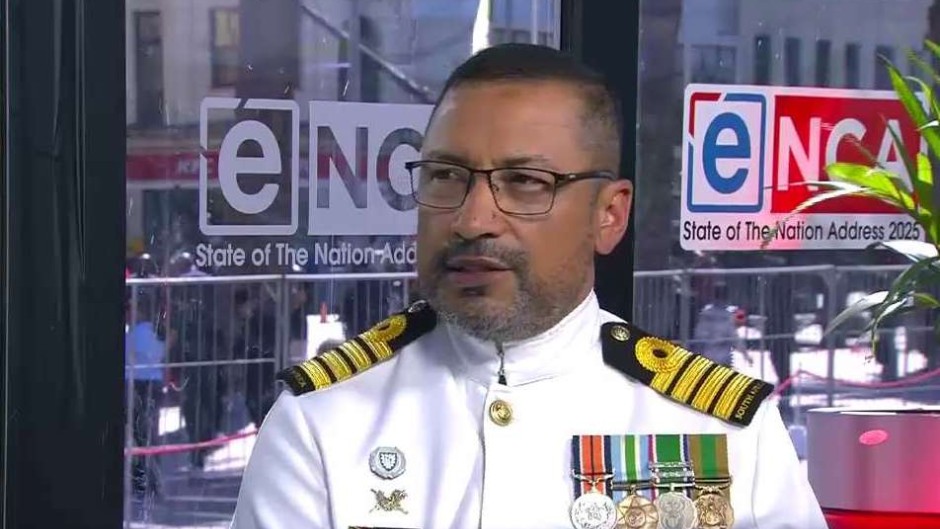 Captain Courtenay Hendricks from the SA Navy