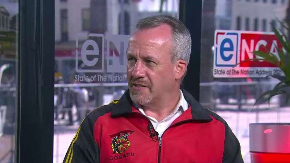 Cosatu Parliamentary Coordinator Matthew Parks