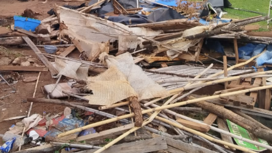 The group has been camping at the seat of government for nearly seven years. Supplied